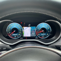 Panel Instrumen Digital Upgrade Mobil 12,3 inci untuk W205 GLC X253, Mendukung Carplay
