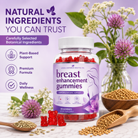 Complément alimentaire beauté quotidien à base de collagène, biotine, vitamine C et mélange d'herbes, gommes pour l'amélioration mammaire