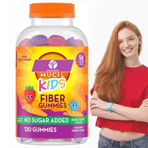 Ucuz logo özel fiber iyi gummie fiber takviyesi gummies çocuk fiber gummy çocuklar için