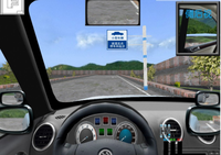 Simulateur Automobile Réel en Gros, Usine de Simulateurs de Conduite pour l'Apprentissage, Machine d'Entraînement de Simulateur de Conduite à Écran Unique