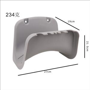 Support mural pour tuyau d'eau, orange et gris, connexion rapide pour tuyau de jardin, lavage de voiture, outils d'aménagement paysager - Product Image 2