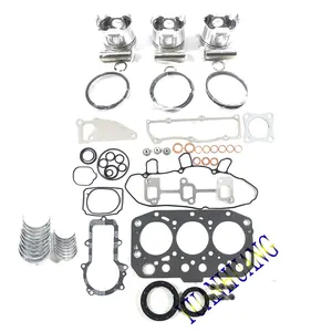 3TNV70 engine rebuild kit wtih full gasket kit FOR yanmar 3TNV70 diesel engine piston&rings crankshaft con rod bearings