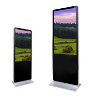 Kiosque à écran tactile LED LCD intérieur autoportant pour la signalisation numérique, le centre commercial et la publicité.