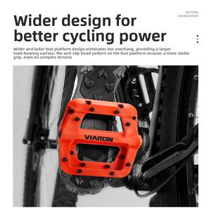 <span class=keywords><strong>Pedales</strong></span> de Bicicleta Anchos Antideslizantes con Rodamientos de Nylon Compuesto, Fibra de Nylon de 4 Colores, <span class=keywords><strong>Pedales</strong></span> de Bicicleta de Carretera Bigfoot con Rodamientos Bolany - Product Image 2