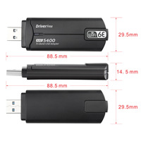 Adaptateur Wifi Tri-Bande AX5400, Dongle sans fil WiFi 6E, 2.4GHz, 5GHz, 6GHz, OFDMA MU-MIMO, pour la maison, le bureau, les jeux en ligne