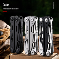 Couteau pliant multifonction Bochen 2026, pinces, multi-outils, survie en plein air, camping, chasse, avec étui en nylon