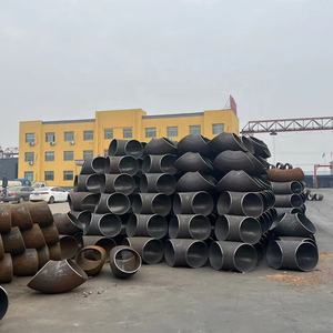 צינורות פלדה פחמן מרותכים מותאמים אישית פלדה 90 deg המרפק - Product Image 2