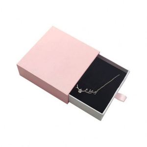 Wholesale Custom Rectangle Rigid Slider Card Pouch Bag <b>Gifts</b> Packaging <b>Box</b> Set Pendant Necklace Ring <b>Earrings</b> Luxury Jewelry - Product Image 5