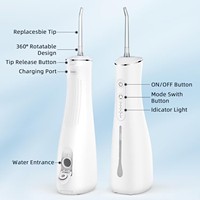 Hydropulseur Dentaire Électrique Portable 300ML à 5 Modes pour Nettoyage des Dents et Irrigation Buccale – Vente en Gros