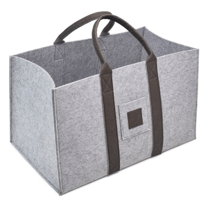 Cestino pieghevole <span class=keywords><strong>in</strong></span> feltro cesto <span class=keywords><strong>in</strong></span> <span class=keywords><strong>legno</strong></span> di legna da ardere tascabile per il trasporto di <span class=keywords><strong>legno</strong></span> - Product Image 2