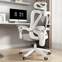 Chaises ergonomiques confortables en maille pivotante pour le personnel du gestionnaire, chaise de bureau à dossier haut pour ordinateur