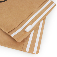 Enveloppe d'expédition en papier kraft brun écologique, résistante aux déchirures, personnalisable avec un MOQ élevé, pour vêtements et colis