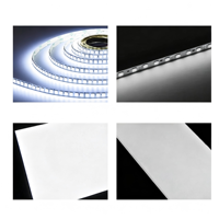 Boîtes lumineuses publicitaires ultra-minces à double face, autoportantes, en forme de A, avec éclairage LED