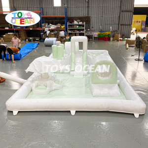 Tùy Chỉnh Thương Mại PVC Trắng Thư Bị Trả Lại Trượt Sân Chơi Mềm Chơi Thiết Bị Công Viên Nước <span class=keywords><strong>Inflatable</strong></span> Bóng Hồ Bơi Cho Trẻ Em - Product Image 6