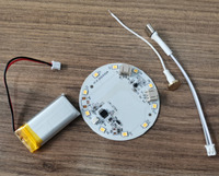 Carte de contrôle LED double couleur manuelle à interrupteur tactile JIUAN, garantie 1 an, charge maximale 5W, 1 canal, PCBA DIY pour lampe photo lune