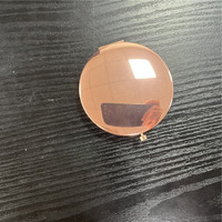 Mini miroir de poche pliable en verre personnalisé tendance de luxe 1x 2x grossissant compact maquillage or argent couleur laser mariage anniversaire