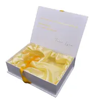 Boîte-Cadeau Pliable Haut de Gamme avec Ruban, Logo Personnalisé, Robe de Mariée de Luxe, Chemises, Chaussures, Boîte d'Emballage Magnétique pour Vêtements de Bébé