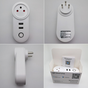 LEDEAST-Enchufe inteligente WiFi estándar de Israel, compatible con aplicación de control remoto, compatible con Alexa, Google Home, para uso doméstico inteligente, 2017 - Product Image 3