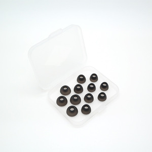 Tws <b>Bluetooth</b> Earphone Caps Semi Transparent Black Silicone Large Medium Small Earphone Covers - Product Image 4