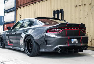 SHK Style Lightweight Real <strong>Carbon</strong> <strong>Fiber</strong> Rear Wing Deck High Quality <strong>Spoiler</strong> For Dodge Charger 2015 Up - Product Image 4