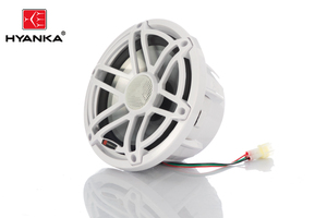 Altoparlante Marino HYANKA HMS-08W 8'' Bianco con Luce a Sette Colori 91db, Altoparlanti a Torre Impermeabili IP67 per Barche - Product Image 2
