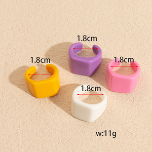 Go Party Creative Cartoon Pumpkin Ghost Halloween Finger <strong>Rings</strong> Candy Color Funny Skeleton Snail <strong>Frog</strong> Acrylic Resin <strong>Rings</strong> - Product Image 6
