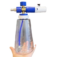 Nouveau design de nettoyeur haute pression pistolet à mousse 1L bouteille transparente canon à mousse de neige