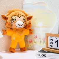 Peluche Taureau du Zodiaque OEM ODM, Poupée Personnalisée Taureau Cornu, Jouet en Peluche Mascotte 12 Constellations, Cadeau d'Anniversaire