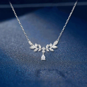 Collar de cadena de aleación Laurel Goddess para mujer, diseño moderno de gargantilla que no se desvanece, popular en <span class=keywords><strong>Instagram</strong></span> - Product Image 5