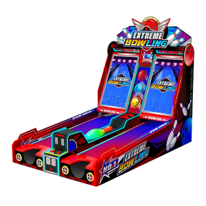 G-Honor Macchina da Bowling Arcade a Moneta per 2 Giocatori, Simulatore di Bowling Indoor a Doppia Corsia con Riscatto Biglietti per FEC - Product Image 1