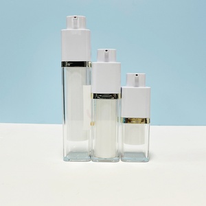 Square Shape Twist Airless Serum <b>Pump</b> <b>Bottle</b> Airless Vacuum <b>Pump</b> <b>Bottle</b> square Shape Plastic Airless <b>Pump</b> <b>Bottle</b> 15ml 30ml - Product Image 6
