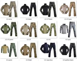カスタムG3高品質ブラウン迷彩トレーニングカエルスーツアウトドア狩猟制服迷彩スタイルスーツ - Product Image 5