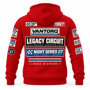 Sudadera con Capucha Vintage de Invierno para Hombre, Estilo Deportivo, Tejido Waffle, Impresión Digital, Logotipo Personalizado, Ropa Deportiva de Carreras - Product Image 3