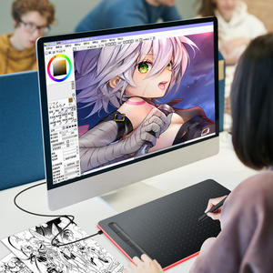 Tablet Grafis Digital USB 8192 Tingkat Tekanan dengan Stylus, Tablet Profesional untuk Menggambar dan Menulis di PC - Product Image 2