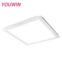 Vente en gros de luminaires à panneaux LED modernes à montage en surface de 45 W, de haute qualité, à économie d'énergie, pour bureaux commerciaux, en aluminium