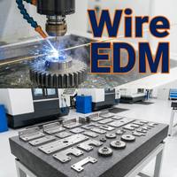 Usinage CNC de pièces en aluminium et acier inoxydable, services de découpe au fil EDM sur mesure, tolérances de précision OEM, certifié ISO
