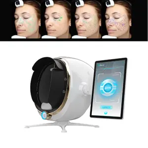 Yenilikler 2024 3D yüz dijital tanı sistemi yüz kore yüz tarayıcı cilt analizörü profesyonel