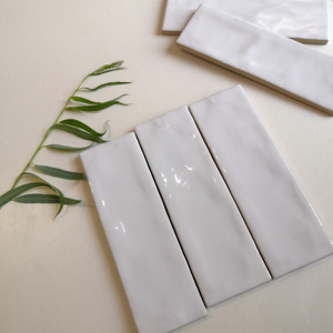 Bắc Âu Nhà Bếp Backsplash 65*200Mm Ngọc Trai Men Phòng Tắm Trắng Bóng Metro Gạch Morocco Nội Thất Hiện Đại Trang Trí Gạch Zellige - Product Image 2