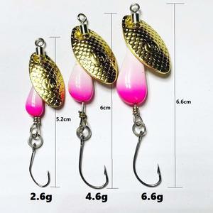 Alpha Customized 2.6g 4.6g 6.6g Cuillère de pêche colorée pour la truite, le <span class=keywords><strong>brochet</strong></span>, le bar, la pêche à la traîne - Product Image 5