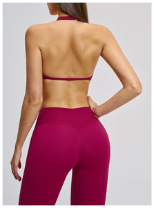 SHELL Novedades: Sujetador deportivo transpirable con cuello en U, espalda hermosa, almohadillas extraíbles y absorción del sudor para gimnasio y yoga. - Product Image 2