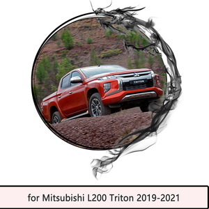 Guardabarros para coche, accesorios de protección contra salpicaduras, L200 para Mitsubishi, Triton, Barbary, 2019, 2020, 2021, 4 Uds. - Product Image 2