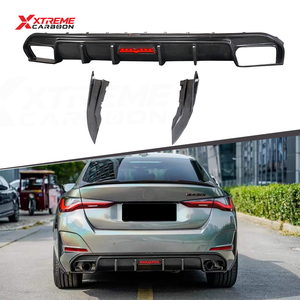 Diffusore Posteriore XTREME in Fibra di Carbonio con Luce LED per <span class=keywords><strong>BMW</strong></span> <span class=keywords><strong>G22</strong></span> G26 420i 430i M440i - Product Image 1