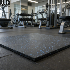 Tappetini in Gomma per Pavimenti di Palestre, Antiscivolo, Resistenti, di Grado Commerciale, Alta Densità, Insonorizzanti, Assorbenti agli Urti, Dimensioni Personalizzabili - Product Image 1