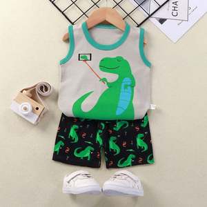 Ensemble de vêtements pour enfants, veste et short en coton d'été, nouveau modèle pour garçons et filles, version coréenne, vêtements pour bébés, vente en gros de vêtements pour enfants - Product Image 6