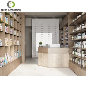 ตู้โชว์เครื่องสำอางพร้อมไฟ LED แบบกำหนดเองสำหรับร้านค้าปลีก ตู้โชว์เครื่องสำอางรักษ์โลก พร้อมแบบร่าง 2 มิติ 3 มิติ - Product Image 5