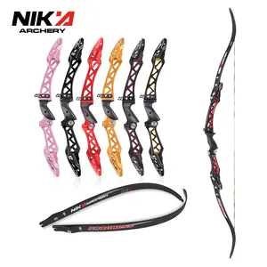 Nika Bogens chießen 68 Zoll/70 Zoll Recurve Bogen Aluminium Bogen Bogens chießen Wettbewerb ILF Recurve Bogen Set