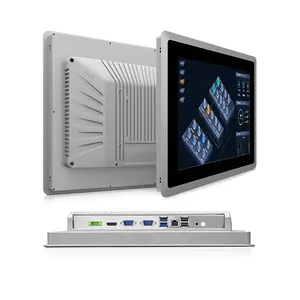 산업용 터치 패널 PC IP65 방수 안드로이드 10.4 12.1 15 17 19 인치 용량 성 배우 PANEL PC