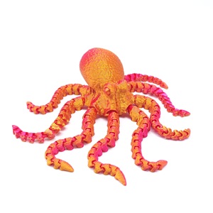 Decoración de Pulpo Realista Impresa en 3D en Varios Colores con Articulaciones Móviles Unisex para Mayores de 15 Años - Product Image 5