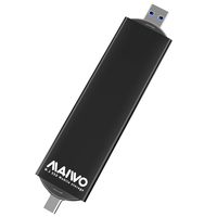 Carcasa Portátil MAIWO USB-C/USB-A a SATA M.2 NGFF SSD, USB3.2 Gen1 5Gbps, Carcasa de Aluminio