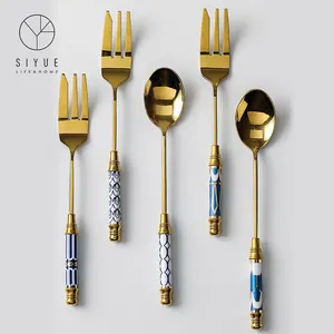 Bộ Đồ Ăn Bàn Trái Cây Sa Mạc Salad Fork 1168